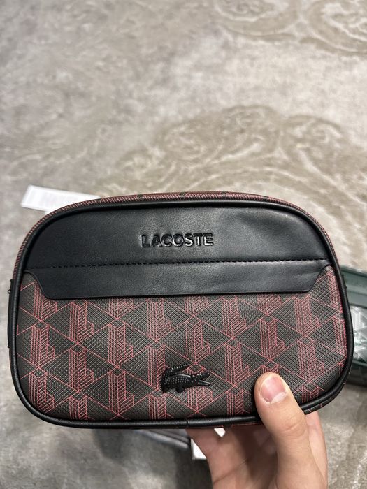 Сумка через плече lacoste лакоста сумка месенджер поясная сумка