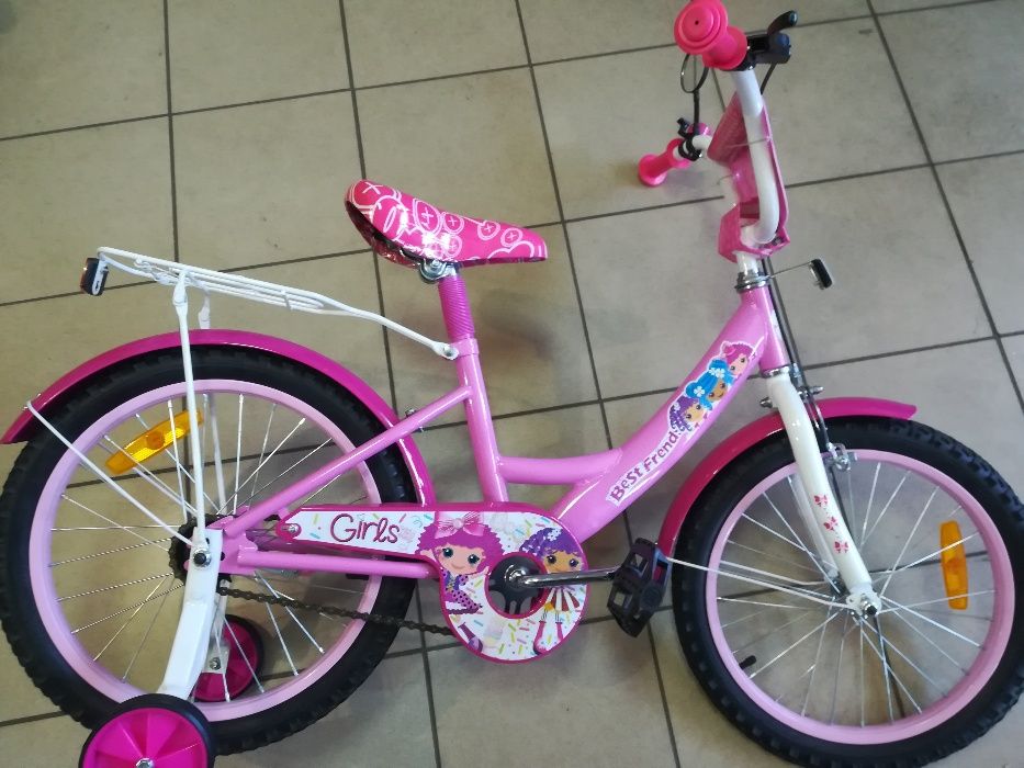 Велосипед LOL 18" для девочек 4-9 лет(рост 108-139 см)