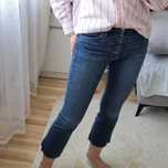 Spodnie jeansowe damskie dzwony nogawki 7/8 od Joe's rozmiar W 24 XS-S