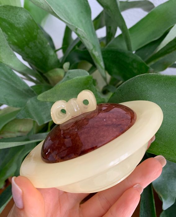 Шкатулочка, емкость для кухни из натурального камня