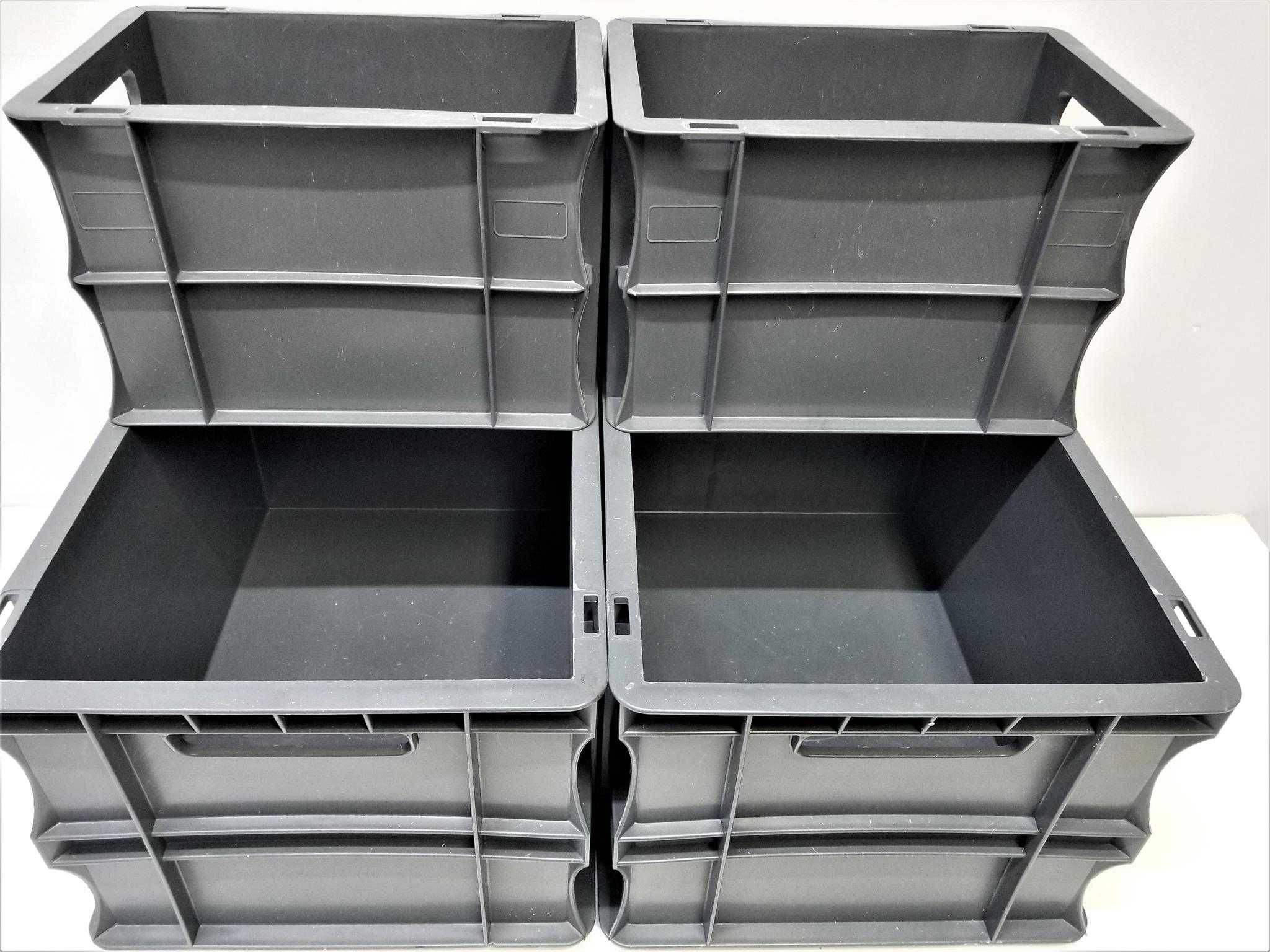 Pojemnik 40x30x29cm Skrzynka Plastikowa Kosz Magazynowy Warsztatowy