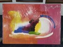 Quadro Evaristo Rafael “ Camelo “ Óleo sobre tela 2008