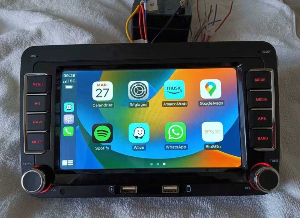7" мультимедіа Android CarPlay WiFi радіo VW Golf/Passat.. Seat/Skoda