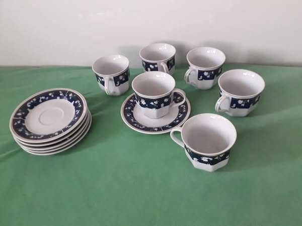 Filiżanki Porcelana Komplet