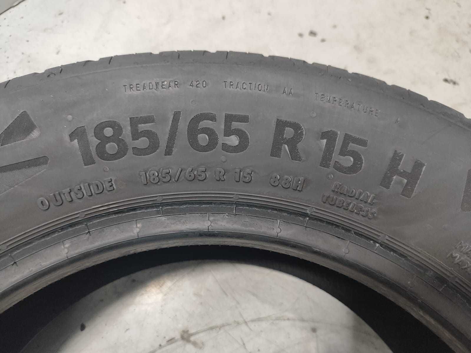1 par de pneus 185/65 R15 Continental - meio uso
