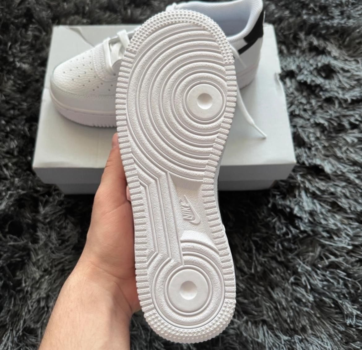 Force bialo czarne meskie nowe sneakersy oryginalne air force 1