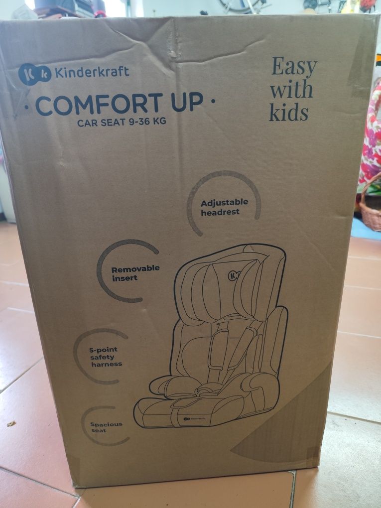 Cadeira auto para bebe Kinderkraft COMFORT UP  (9-36 kg) -ROSA - NOVA