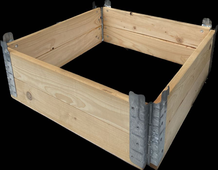 Skrzynie na warzywa, nadstawki na paletę 60/60