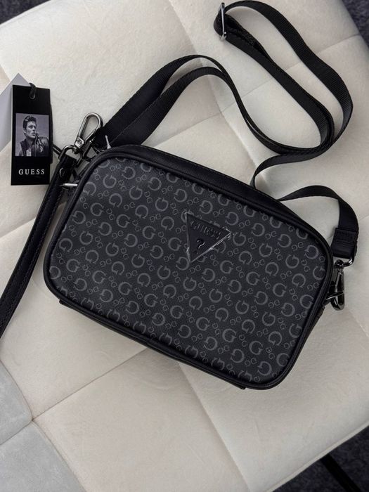 ОРИГІНАЛ | Guess MONO гес гуес месенджер мужской чоловічий сумка барсе