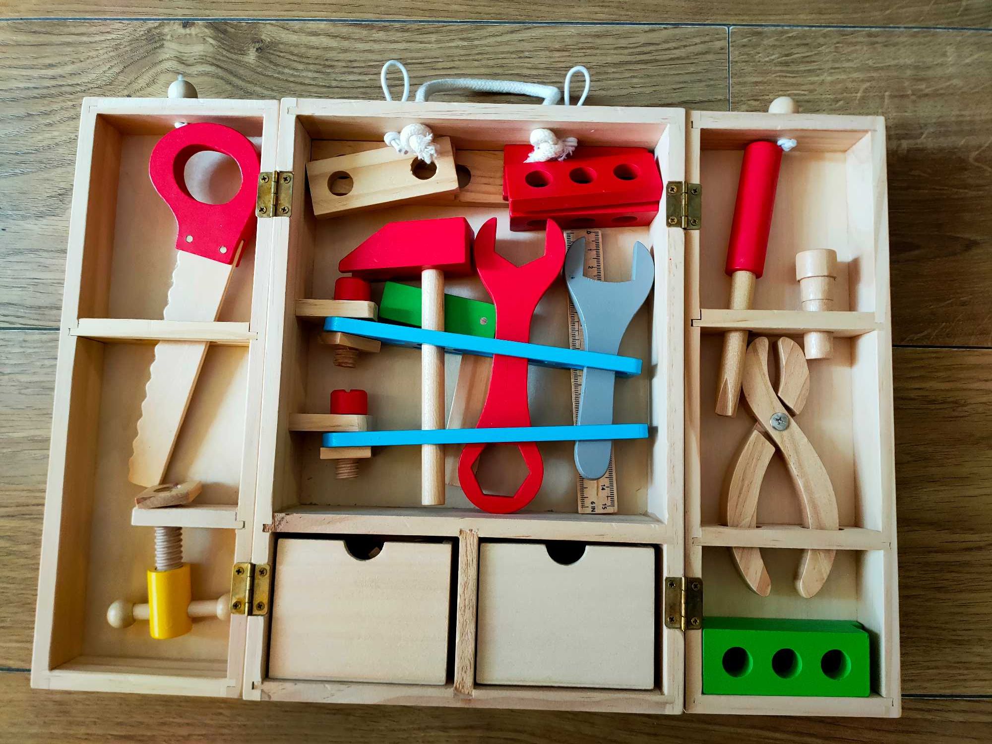 Narzędzia dla dzieci - Zestaw drewnianych narzędzi dla dzieci