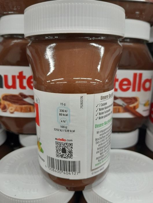 NUTELLA 750 gram krem czekoladowo orzechowy z Niemiec 3 sztuki

NUTELL