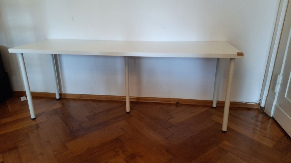 Biurko Lagkapten 200x60 cm na nogi Adils Ikea