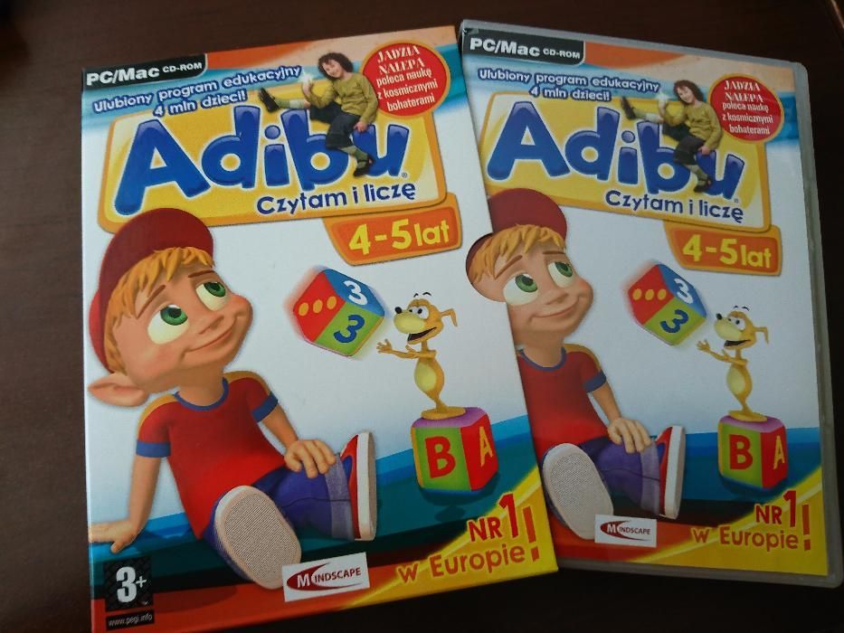 Adibu - 3 CD z programami edukacyjnymi + gratis