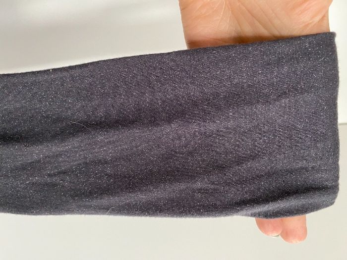 Szalik grafitowy połyskujący