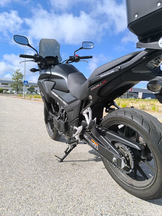 cb 500 x de 2017 preto mate