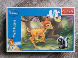 Puzzle z Bambi Trefl 30 elementów 3+