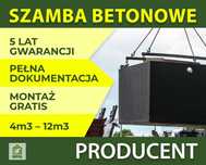 Szamba Betonowe 10m3 i inne Zbiorniki na Deszczówkę, SZAMBO , Piwnica