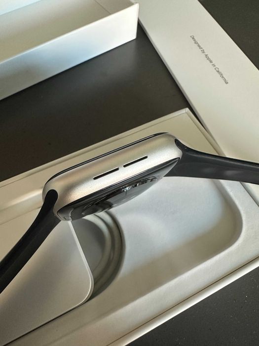 Apple watch series 6 44mm silver srebrny stan idealny