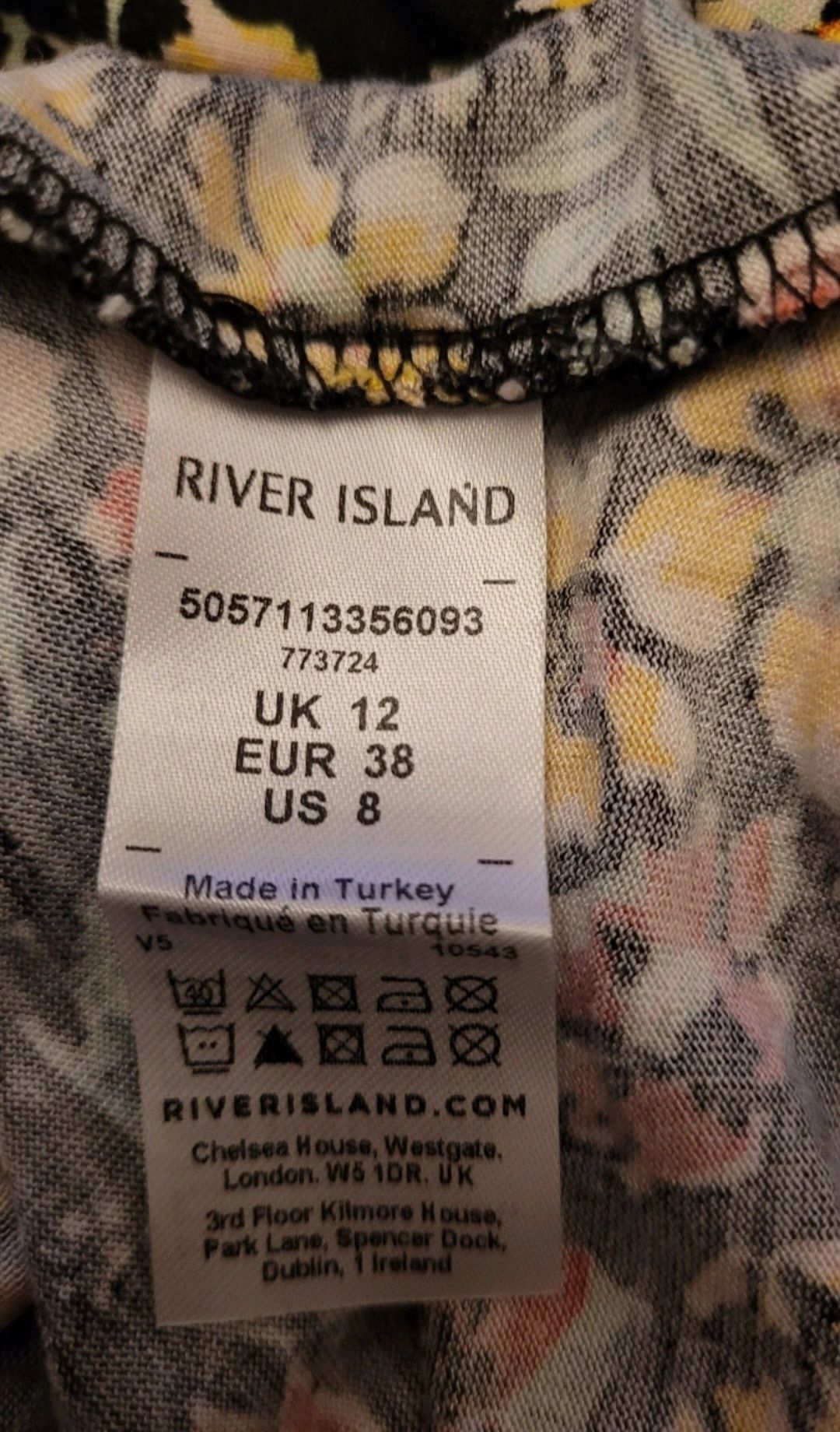 Nowa ciążowa bluzka w sam raz na lato rozm. 12/38 River Island