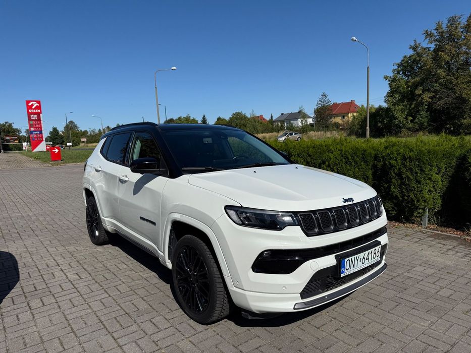 Jeep Compass 1.3 240KM wentylowane elektryczne fotele , skóra, gwarancja 12 m. Jeep