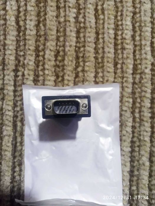 Перехідник  HDMI на VGA зі стерео аудіо виходом (mini-Jack 3.5 мм)