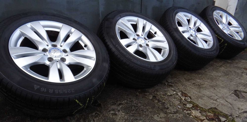 Oryginalne alufelgi MERCEDES E Klasa W212 16 cali 5x112 + opony