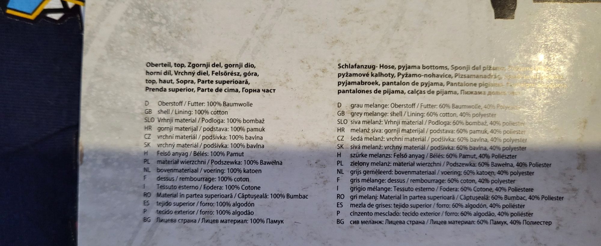 Męska piżama Avengers