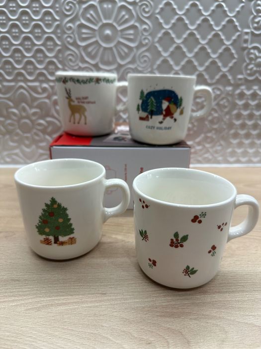 Kubki świąteczne 4 sztuki Home&You 230ml