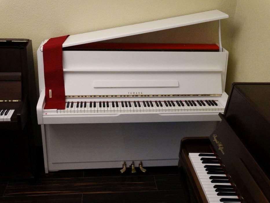 YAMAHA biale pianino stan bdb all inclusive