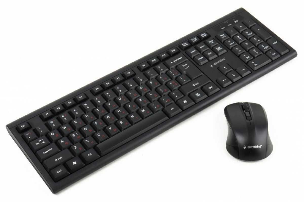 Комплект бездротовий Gembird KBS-WM-03-UA