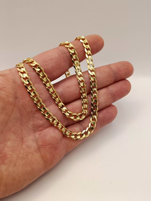 Złoty Łańcuszek Pancerka 60cm Pr.585 14K Nowy