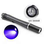 Ультрафиолетовый мини фонарик 395нм фонарь UV LED Фонарь в виде ручки