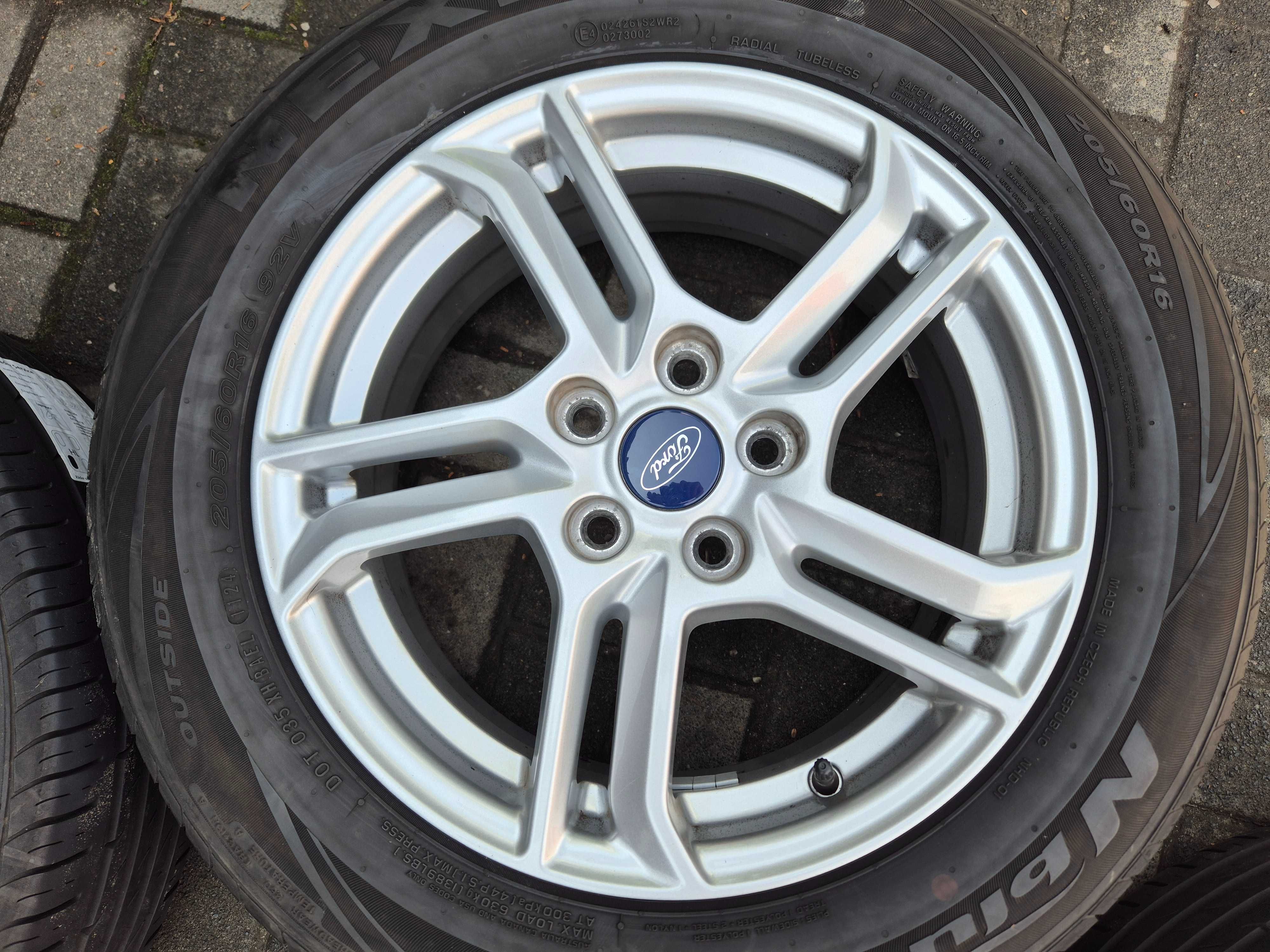 Koła letnie 16” 5x108 ET50 205/60r16 Ford Volvo 205/60r16 2024r N3084