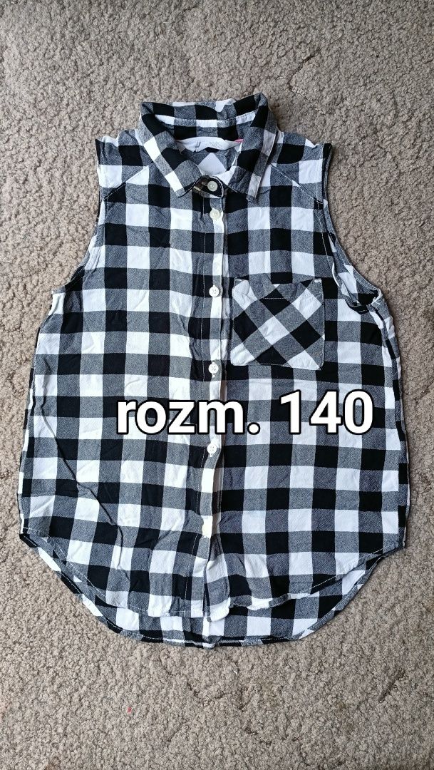 Koszula bez rękawów H&M rozm 140