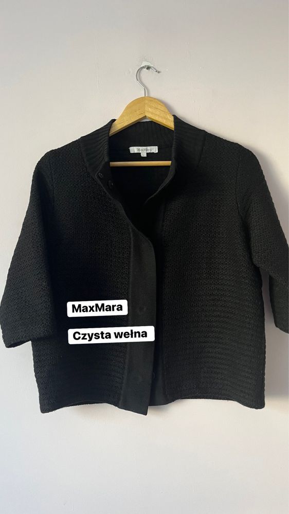 MaxMara wełna kurteczka kardigan sweter