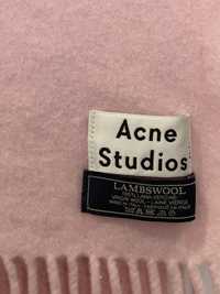 Wełniany szalik damski acne studios