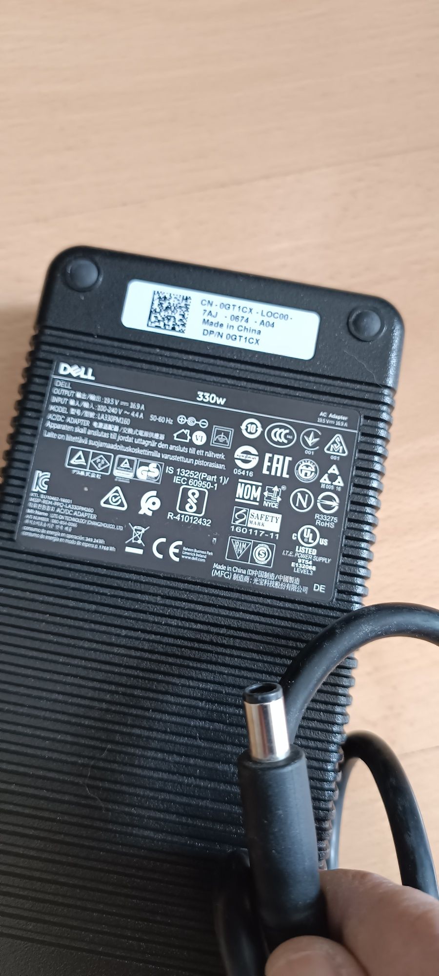 Carregador original Dell 330W 19.5v 16.9a como novo