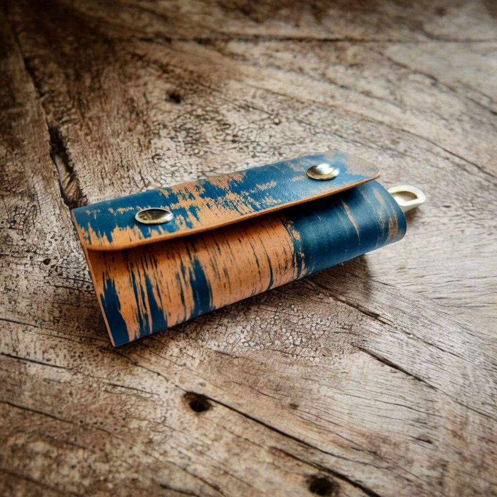 Skórzane etui na klucze HANDMADE
