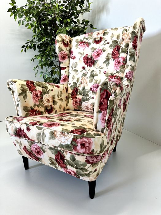 Fotel uszak wzorzysty Coral, Dostawa 0zł