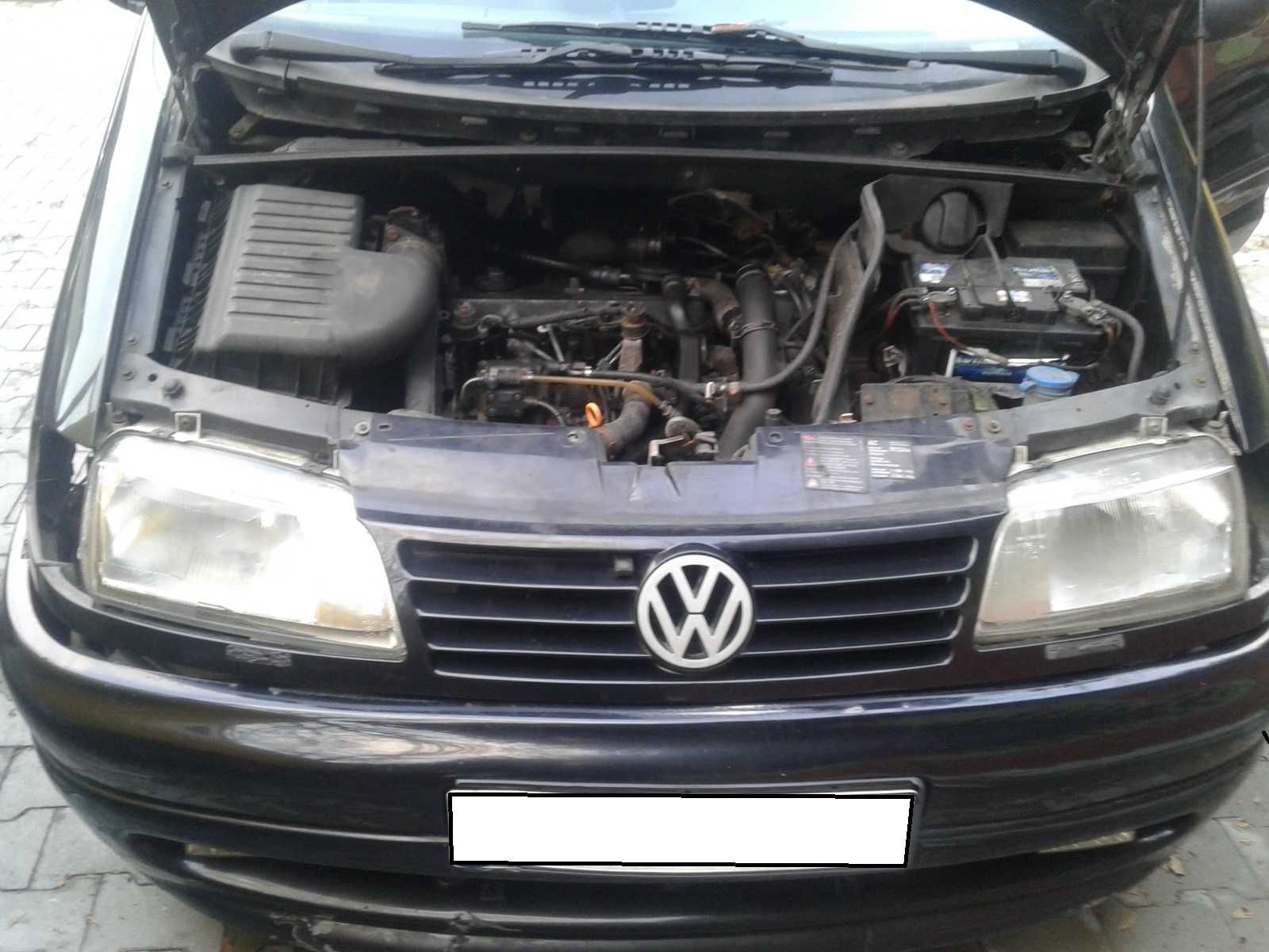 VW SHARAN 1 LC9Z 1.9 Przód Maska Lampy Atrapa Błotnik Pas Chłodnice