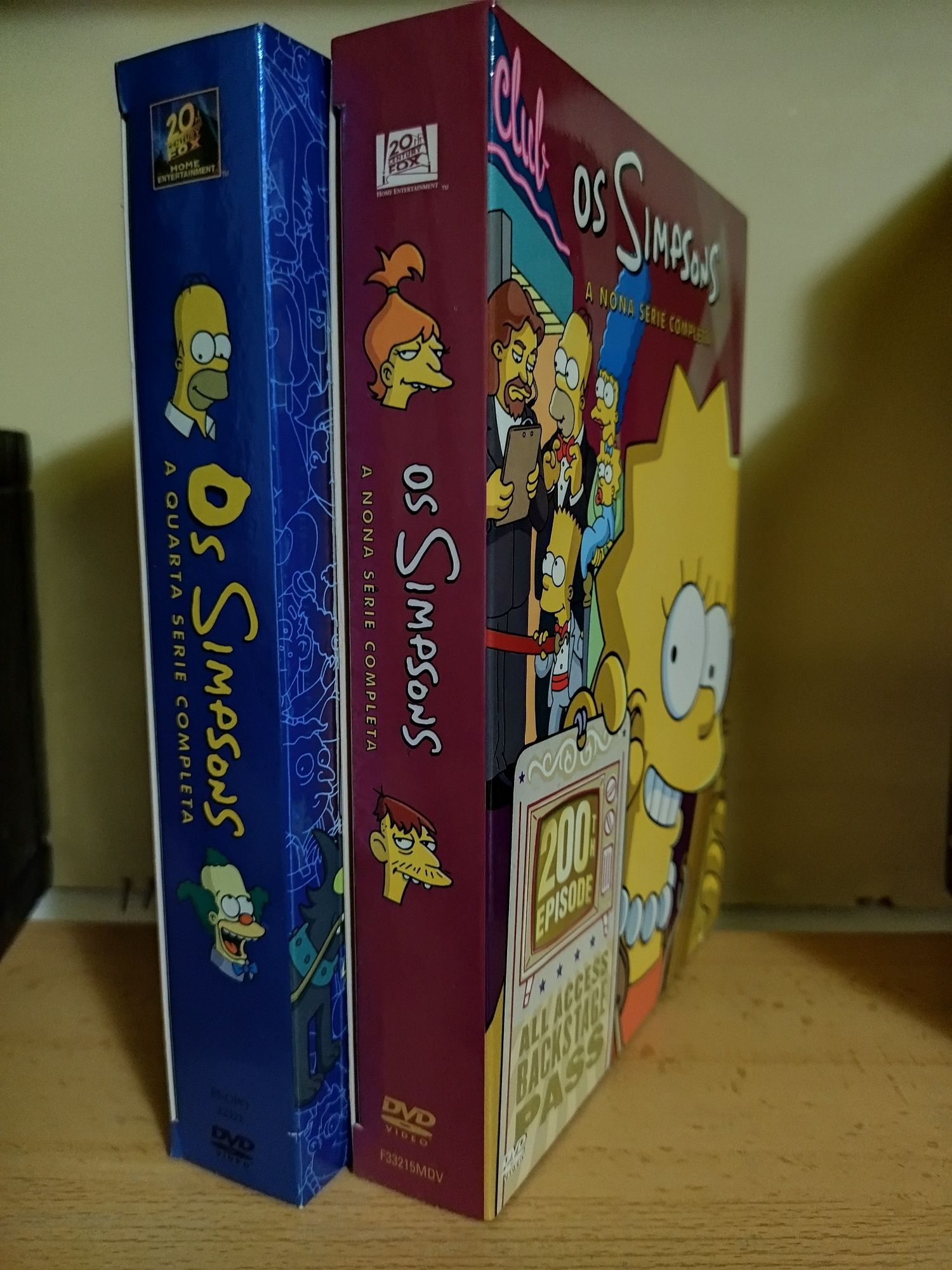 Os Simpsons DVD Temporadas 4 & 9 (edição PT-PT)
