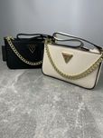 Сумка Guess garavani exchange ck air misbhv twinset жіноча чорна біла