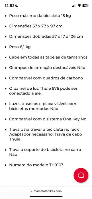 Porta 3 bicicletas Thule ClipeOn 9103