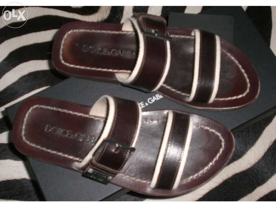 Sandalias pele dolce & gabbana original edicao limitada