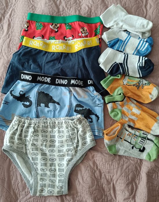 Bielizna dla chłopca Skarpety + majtki r24/104