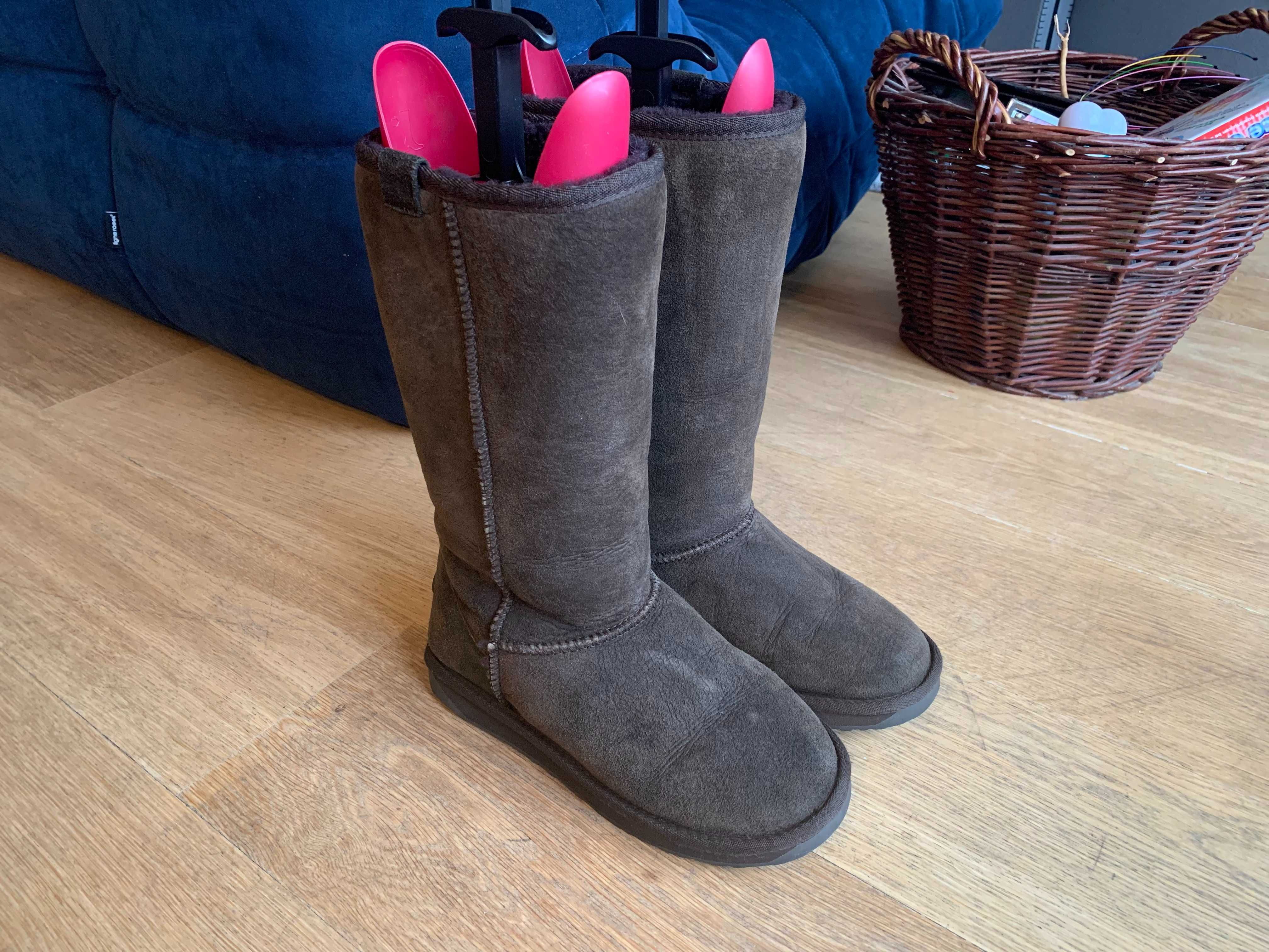 Buty damskie EMU Stinger High W10001 chocolate, 39, kozaki, śniegowce