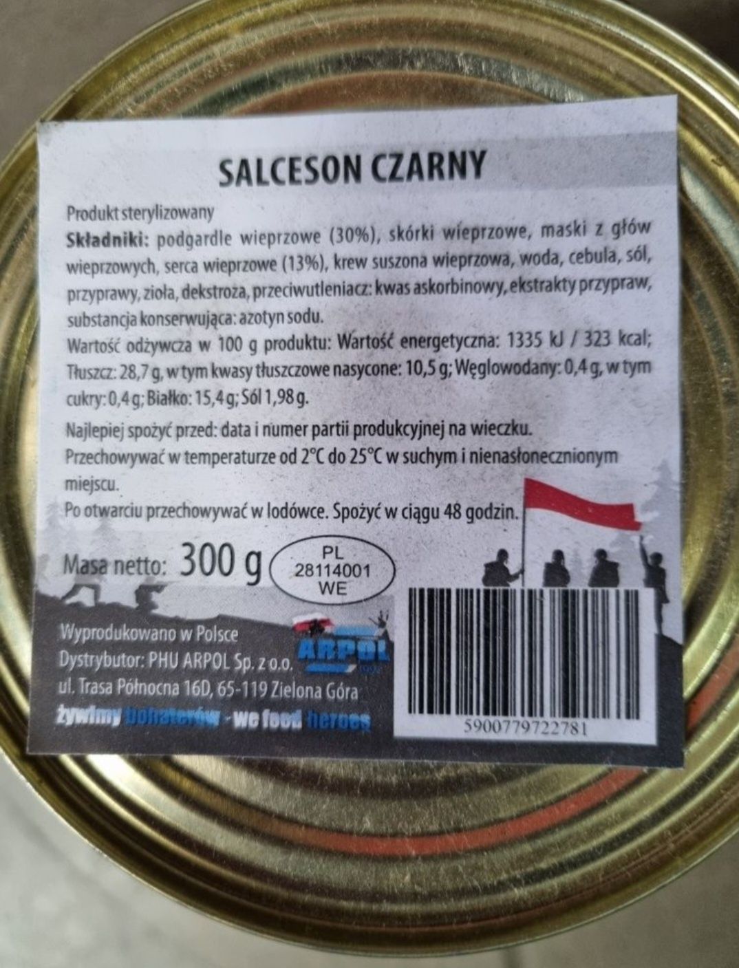 Salceson czarny 6 sztuk