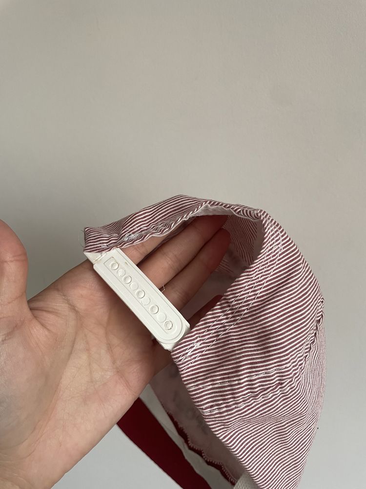 Pepino czapka z daszkiem paski bawelna lato 3/4 lata regulacja rozmiar