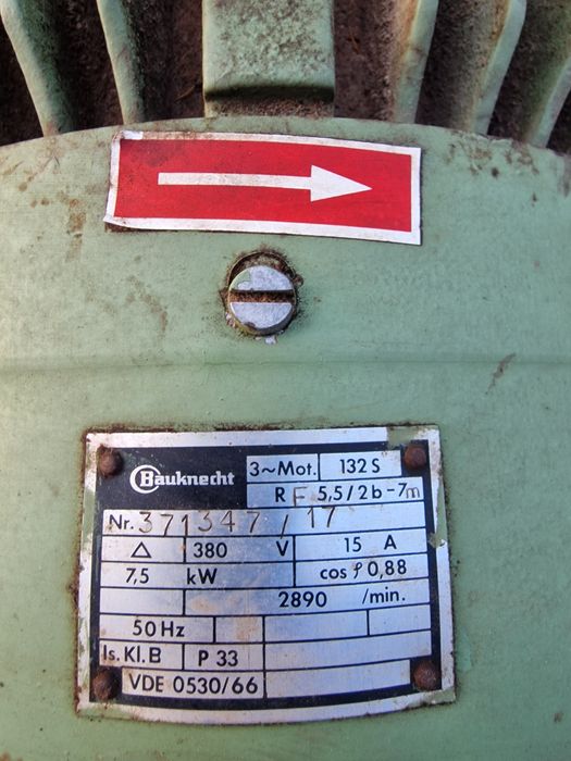 Wentylator do trocin Spanex 7.5kw odciąg wyciąg dmuchawa