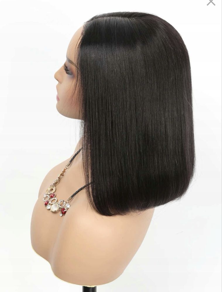 #Peruka EINbeauty#100% Ludzki Włos#CZARNA-14cali#Premium